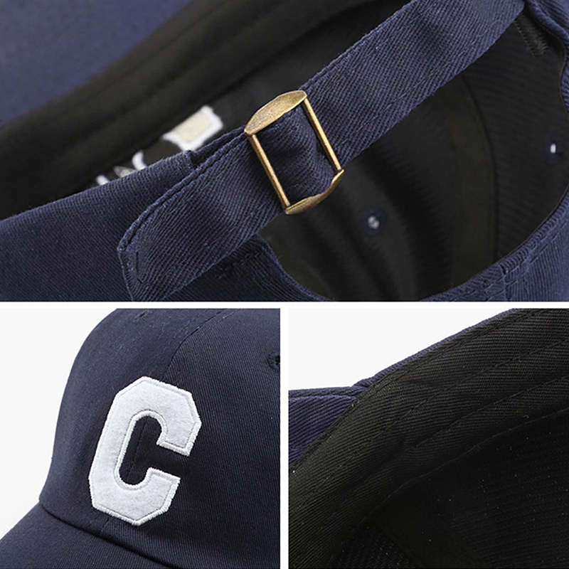 Mũ lưỡi trai thêu chữ C, nón kết nam nữ form unisex phong cách ulzzang Hàn Quốc cá tính năng động vải cotton NC77