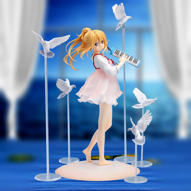 22cm Anime Your Lie in April Miyazono Kaori Hình Nhân Vật Hành Động