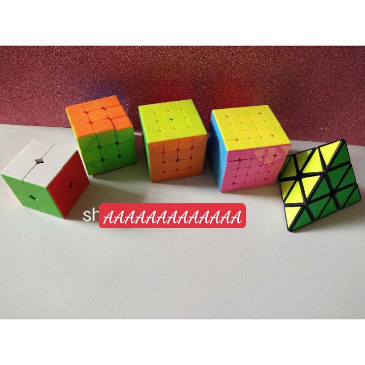 zubik 2*2 và Rubik 3*3 và 4*4 và 5*5, rubich tam giác