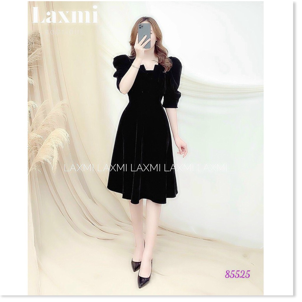 ĐẦM COTTON LẠNH,HỌA TIẾT TRƠN 2 MÀU XINH XẮN NHƯNG KHÔNG KÉM PHẦN SANG TRỌNG LANA FASHION