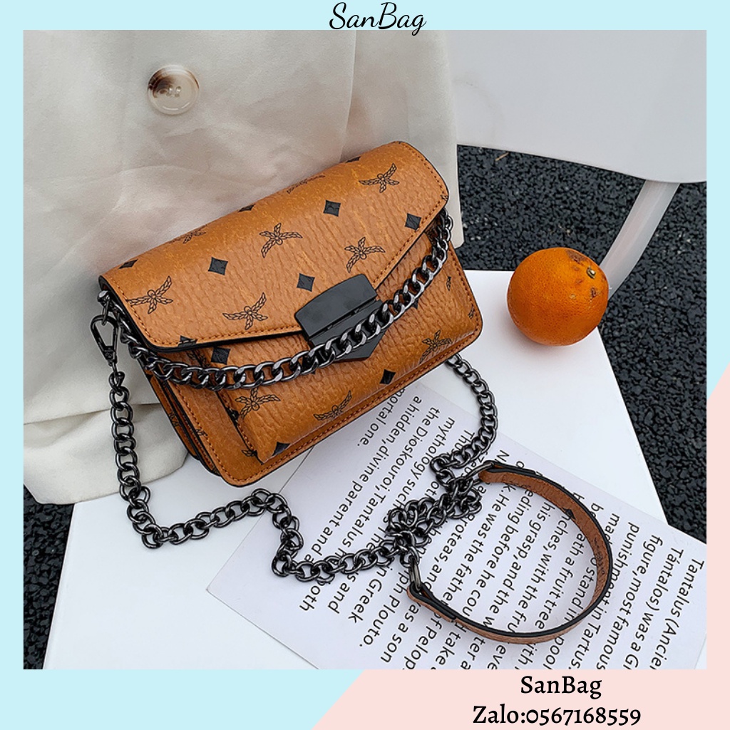 Túi xách GC cao cấp in dập nổi dây đeo xích sang trọng Ulzzang siêu đẹp ❤️