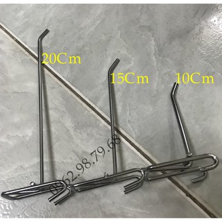 30 tay cài inox 10cm, 15cm và 20cm mỗi loại 10 chiếc