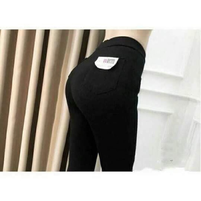 Quần TREGGING chất đẹp túi zip hồng