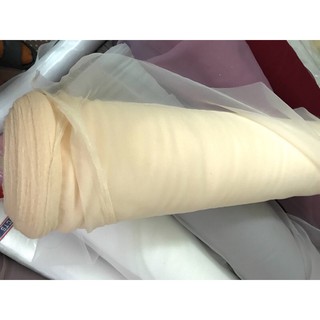 Voan xốp dùng may váy, làm hoa