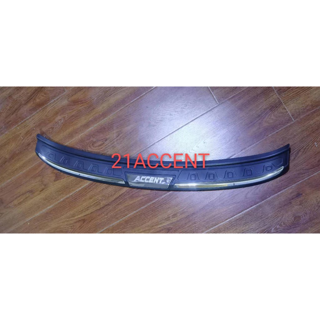 Chống trầy cốp sau xe Huyndai Accent 2018- 2020- 2021- 2022- 2023 Chất liệu nhựa đen 3B dày cao cấp