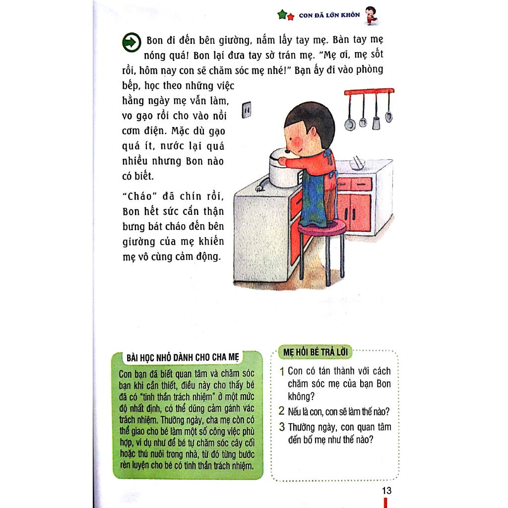 Sách - Con Là Cậu Bé Đáng Yêu - Con Đã Lớn Khôn