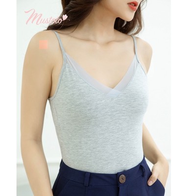 Áo Hai Dây Chất Liệu Cotton/ Bamboo Thấm Hút Thoải Mái (Mustoto MA50)