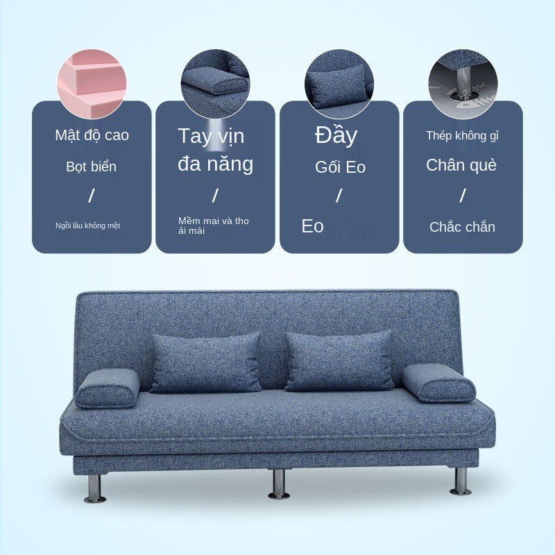 Giường sofa đôi đa năng đơn giản cho thuê nhiều người có thể tháo rời <