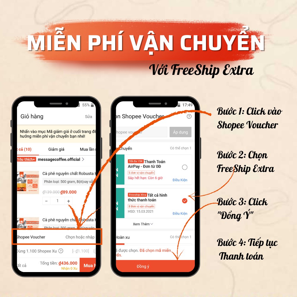 Phin pha cà phê màu anode, phin cafe nhôm anode cao cấp, đẹp, chất lượng phin pha cafe Message Coffee - COMBO 4 phin