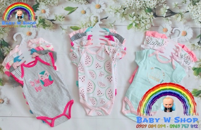 Set 5 áo bodysuit có móc | BigBuy360 - bigbuy360.vn