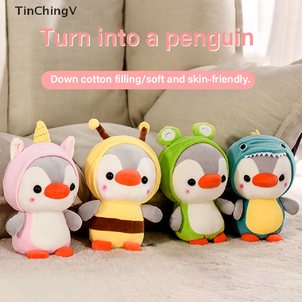 Đồ chơi nhồi bông Hình Chim Cánh Cụt / Ếch / Khủng Long