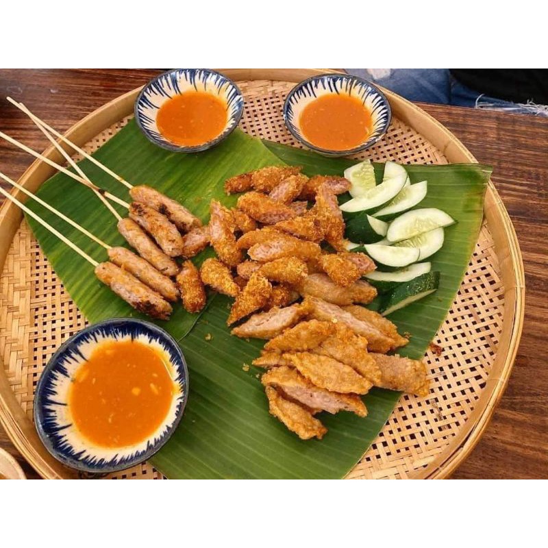 GIAO HÀNG TPHCM Nem chua rán hà nội loại ngon ăn kèm bún đậu.