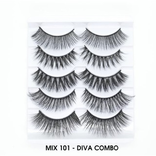 Mi Lụa - MIX 101 5 CẶP - 3D Silk Lashes - The Lash By Jaime