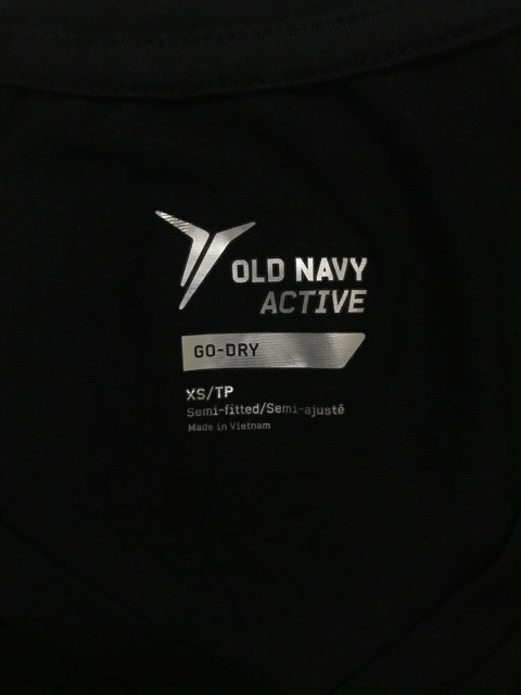 Áo Thun Đen Old Navy Active Cho Nữ