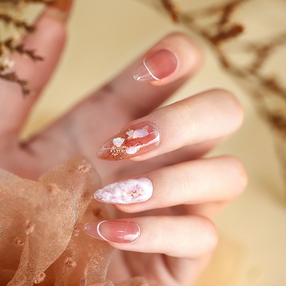 [Hàng mới về] Hộp giấy nhôm 3D siêu mỏng trang trí móng tay nghệ thuật