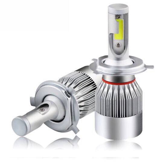 Đèn pha C6 2 tim chân H4