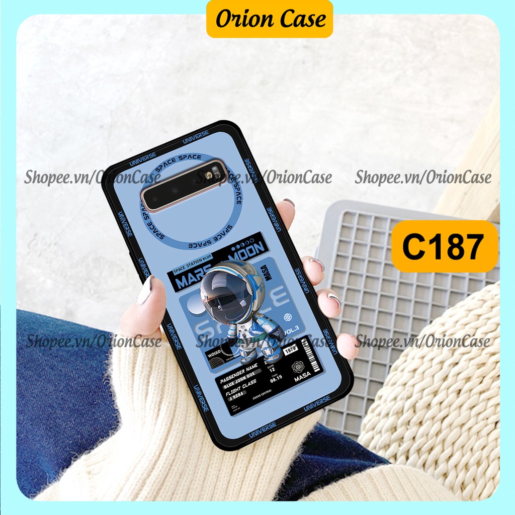 Ốp Samsung S10 - S10 Plus - S10 5G in hình astronaut pro nasa, moutain cá tính.ốp lưng chống sốc.