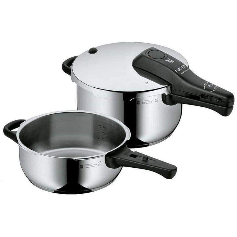 Set nồi áp suất đôi WMF Perfect dung tích 3l & 4,5l, chính hãng Đức