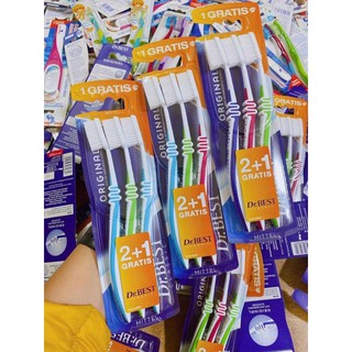 Set 3 bàn chải dr best đức