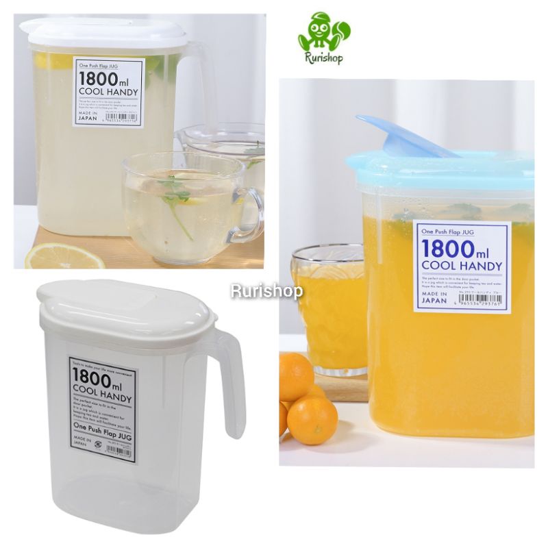 Bình đựng nước có tay cầm nội địa Nhật Bản thương hiệu Nakaya_1800ml