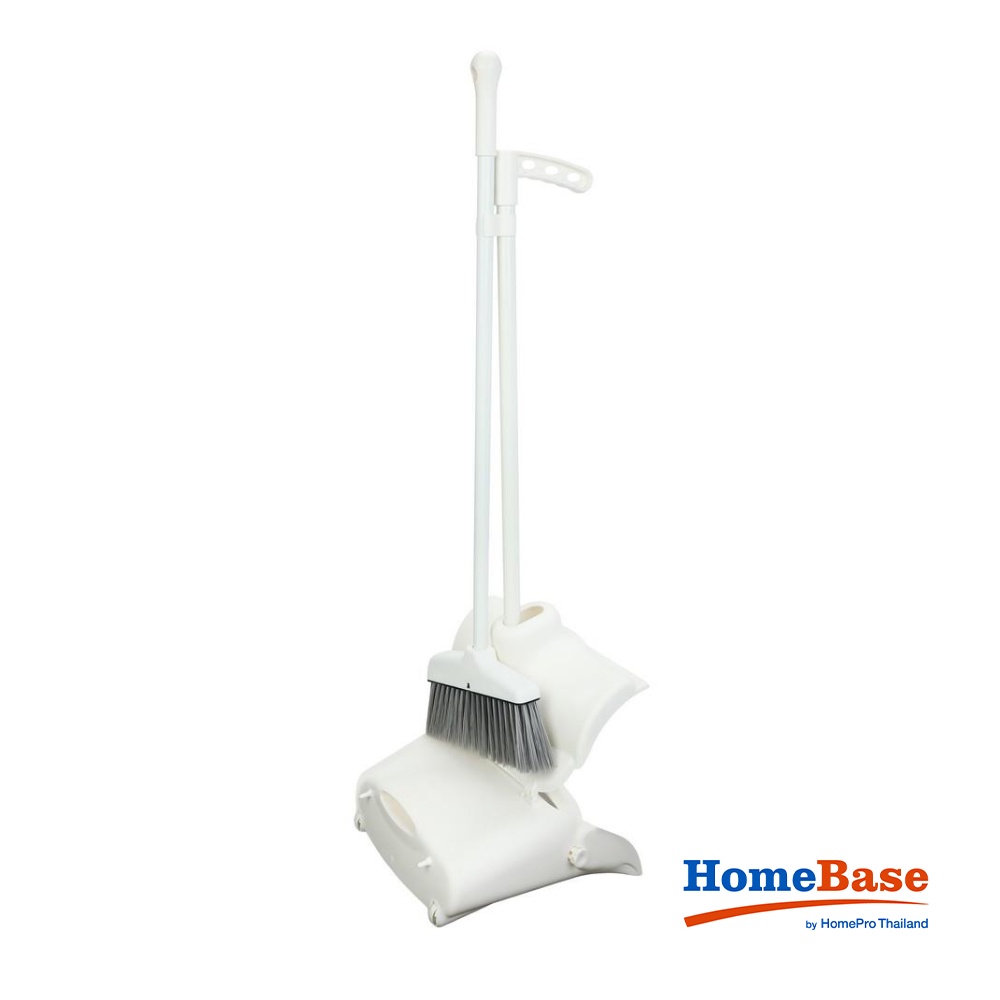 HomeBase ACCO Bộ chổi có nắp đậy bằng nhựa 10 inch YJ-1860 W28xH102xD32 màu trắng