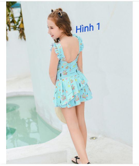 Áo bơi 1 mảnh bé gái size đại | BigBuy360 - bigbuy360.vn
