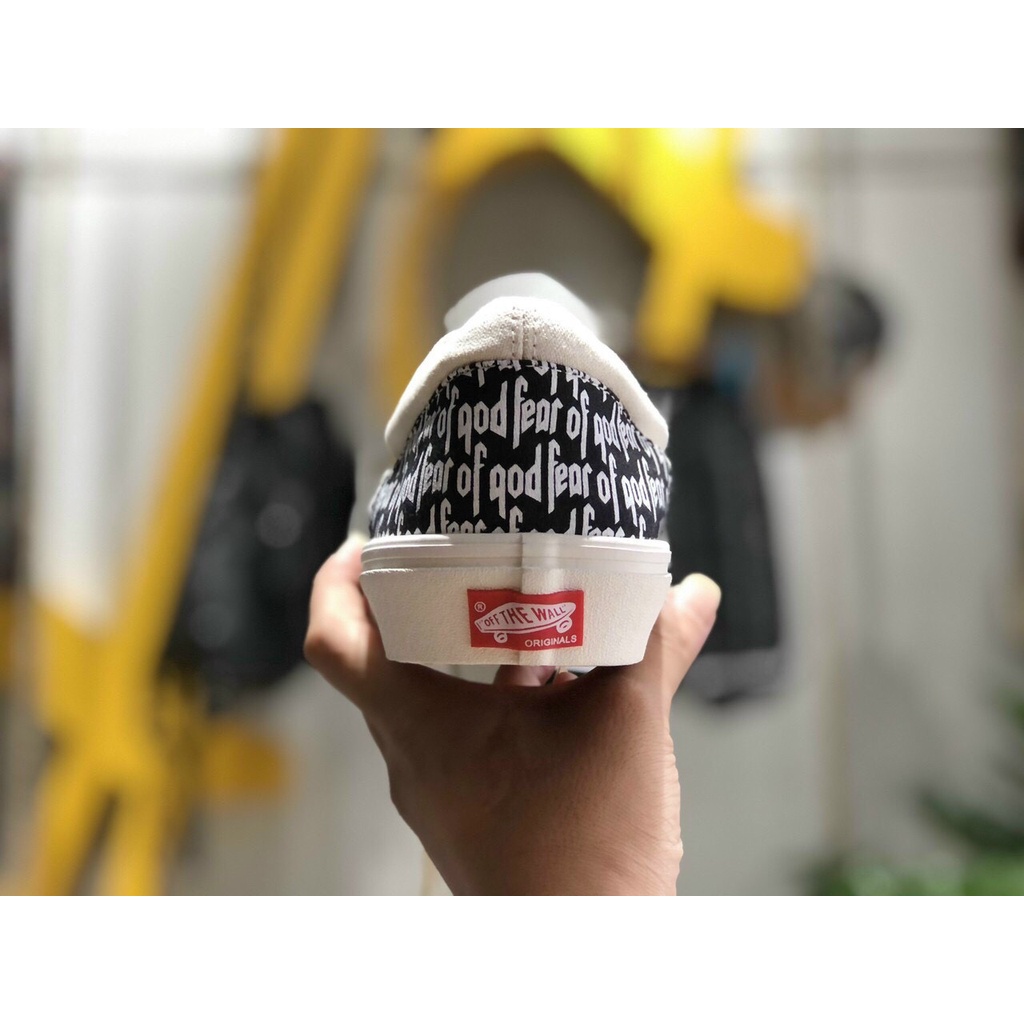 [LiNoShop] GIÀY VANS FOG FEAR OF GOD LÓT GÓT DA - GIÀY VANS CHỮ [Cao cấp][full size] [HàngThật][GiáThật][Video+ẢnhThật]