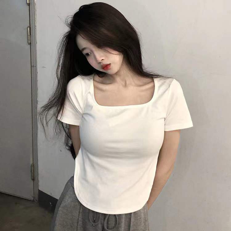AMOI Áo Thun Tay Ngắn 2022 Thời Trang Hàn Quốc Cho Nữ