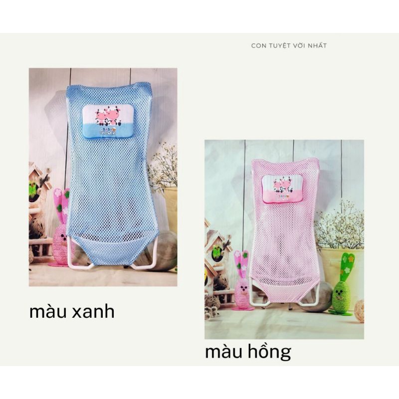 Lưới tắm kèm gối cho bé sơ sinh