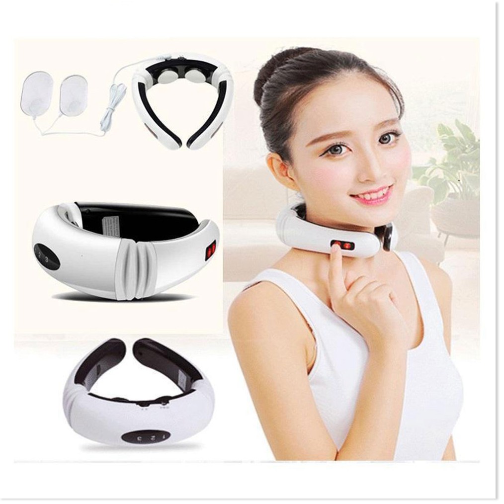 Máy Massage Vai Gáy Neck KL-5830Free Ship Cảm ứng xung điện 3D, Giúp nhức mỏi cổ, vai, gáy tuyệt đối.