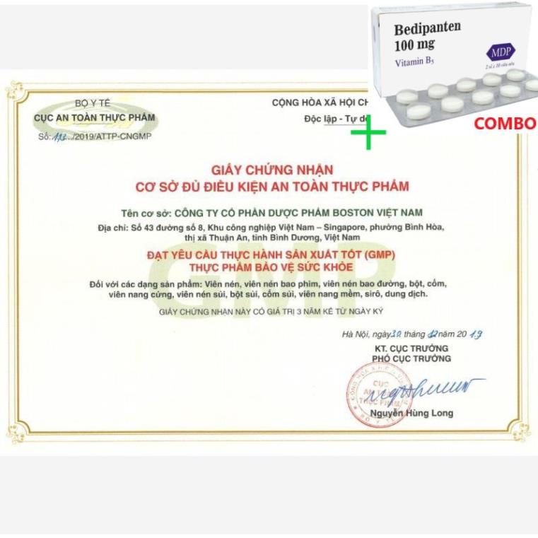 Combo Bedipanten 100mg +  Hoàn Cứng Sitar- TRAPHACO giúp hỗ trợ điều trị trĩ nội, trĩ ngoại, giảm sưng nề búi trĩ