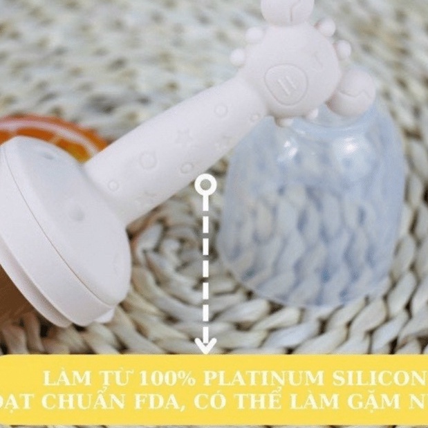 Túi Nhai Silicon Molli CUA hàng Cao Cấp cho bé ăn dặm chống hóc