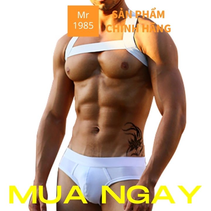 Đai nịch ngực dành cho nam Tanks Party hỗ trợ tập gym thể thao dây co giãn linh hoạt Mr1985