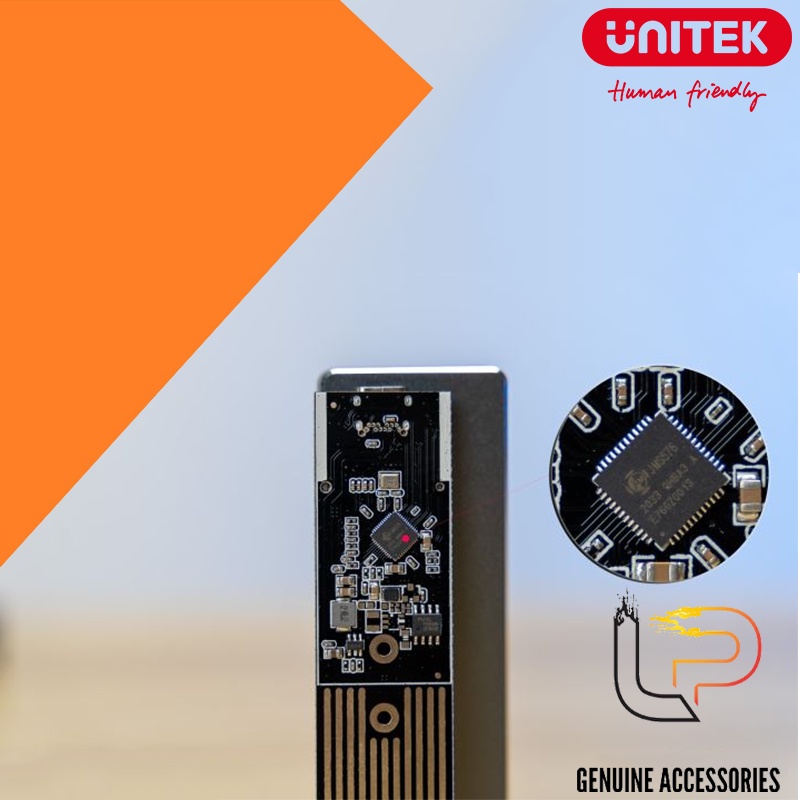 HỘP ĐỰNG Ổ CỨNG SSD TYPE-C NVME/SATA 10GB UNITEK