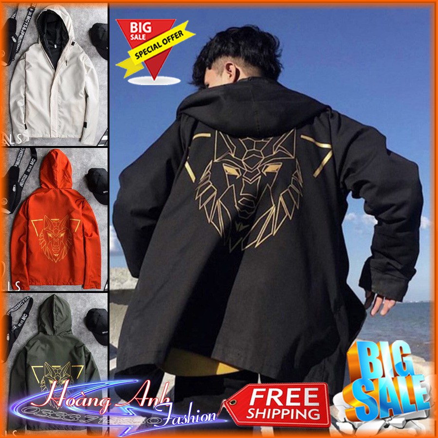 FREESHIP_ÁO KHOÁC DÙ Hades (M300 Siêu Bão)