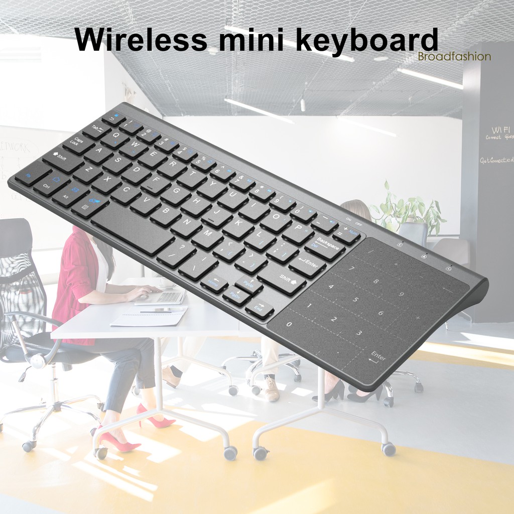 Bàn phím không dây 2.4G thích hợp cho Android Windows PC laptop hộp TV