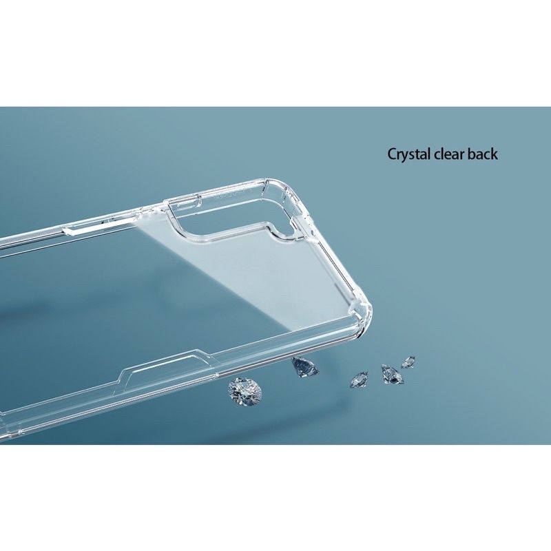 Ốp Lưng Samsung S23 ,S23 plus , S23 Ultra , S22 Plus , S22 Ultra Viền Màu Lưng Trong Hiệu Nillkin Nature TPU Chính Hãng