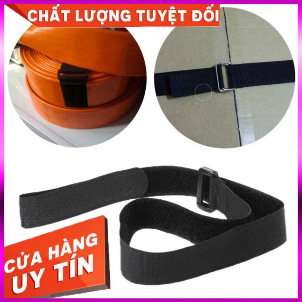 Dây đai buộc hàng, ràng hàng tự dính, cố định hàng hóa, bạt che, lưới che Liên Sơn Kho HCM