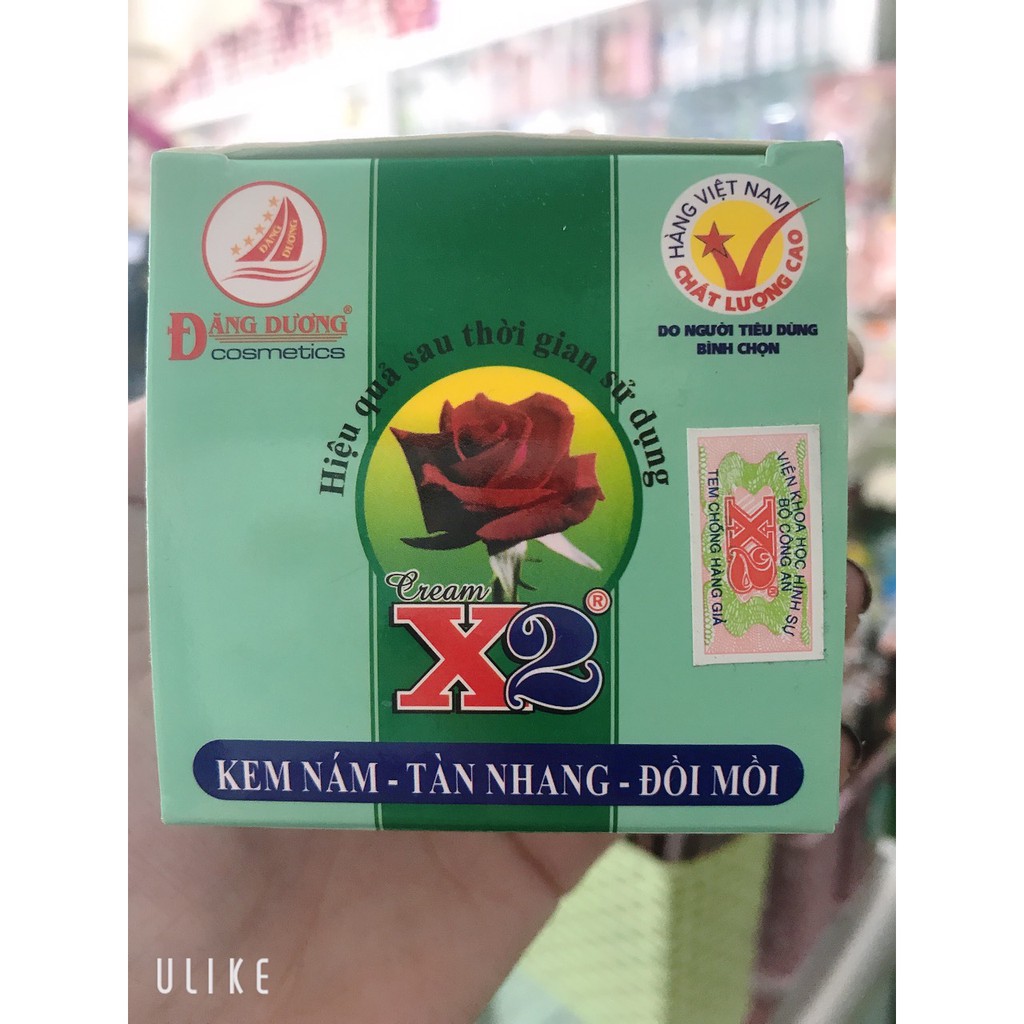 kem X2 dưỡng trắng da -nám 8g [ chuẩn hàng cty 100%]