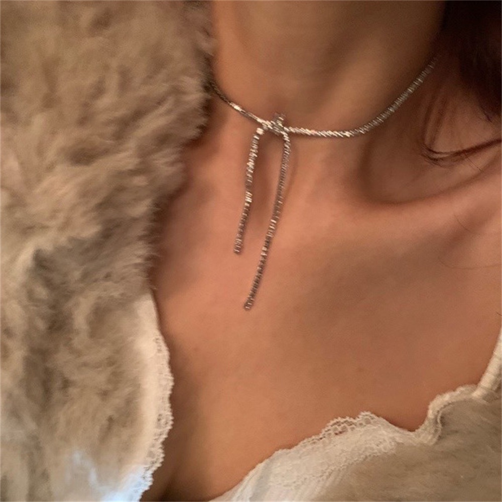 Vòng Cổ Choker Đính Đá Zircon Thời Trang Dành Cho Nữ