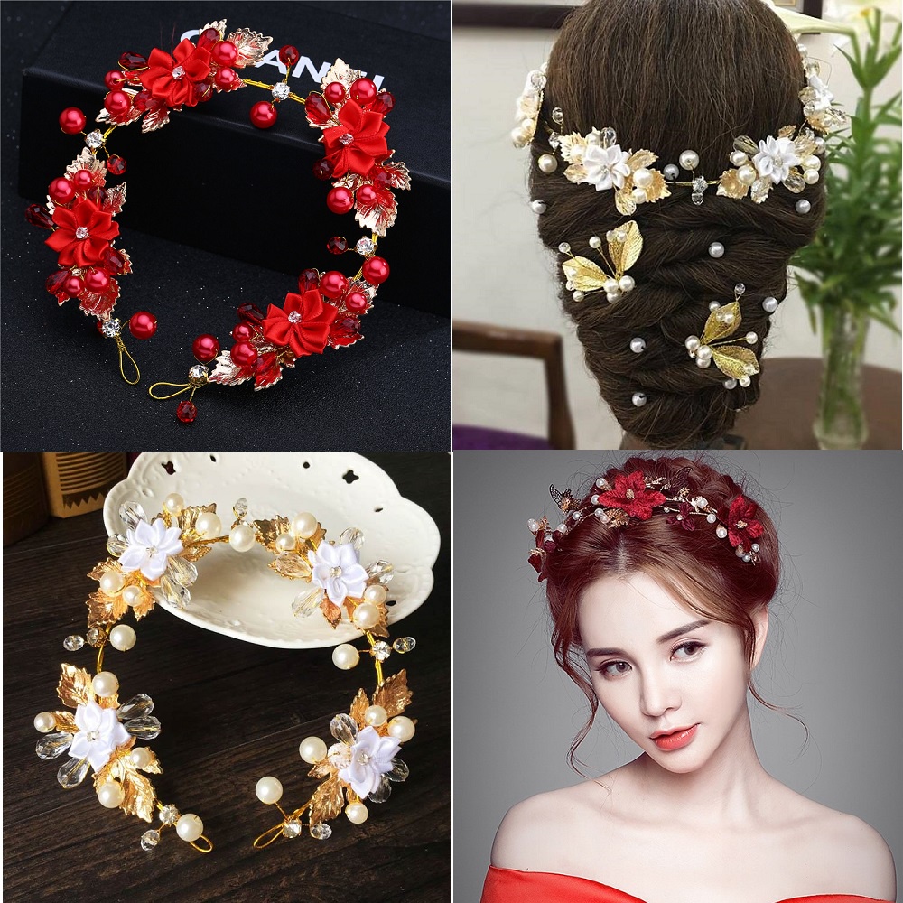 PHỤ KIỆN CƯỚI -Dây Cài Tóc 120 Số 3