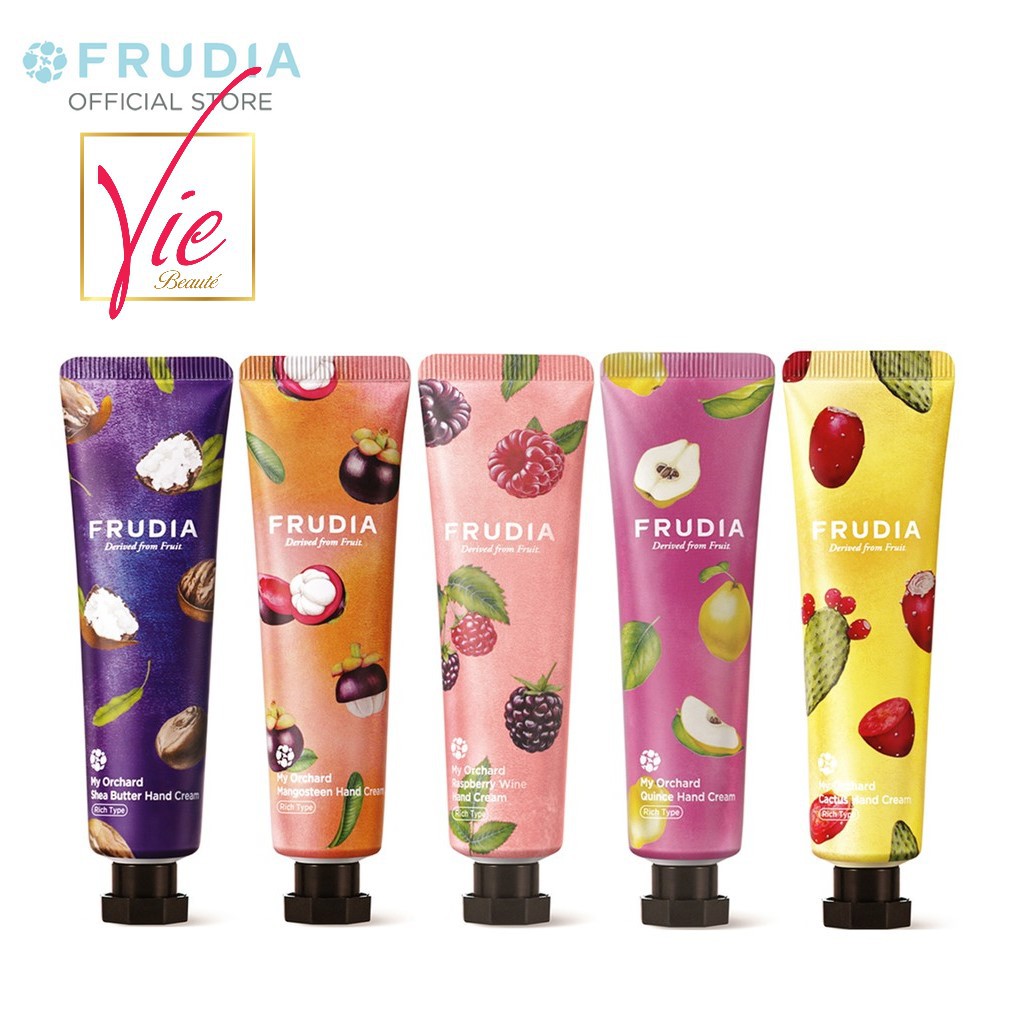 Kem Dưỡng Da Tay Frudia chiết xuất từ trái cây - Frudia My Orchard Rich Handcream 30G (15 Mùi Hương)