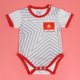 Bộ jumpsuit Việt Nam trắng