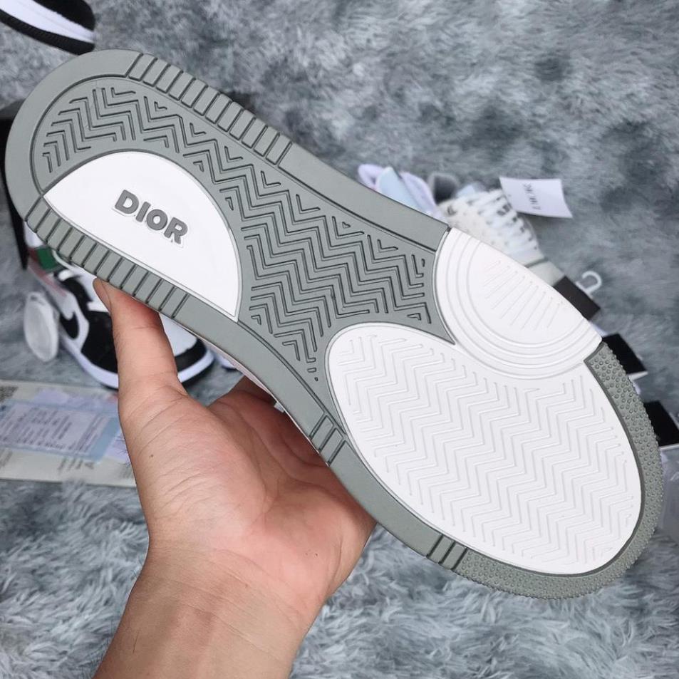 Giày thể thao Giày dior b27 low màu trắng hoạ tiết Oblique nam nữ | BigBuy360 - bigbuy360.vn