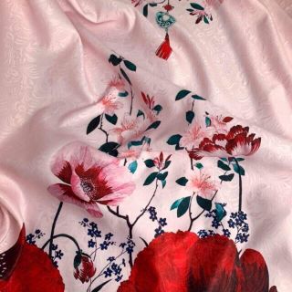Combo 2 set áo dài gấm