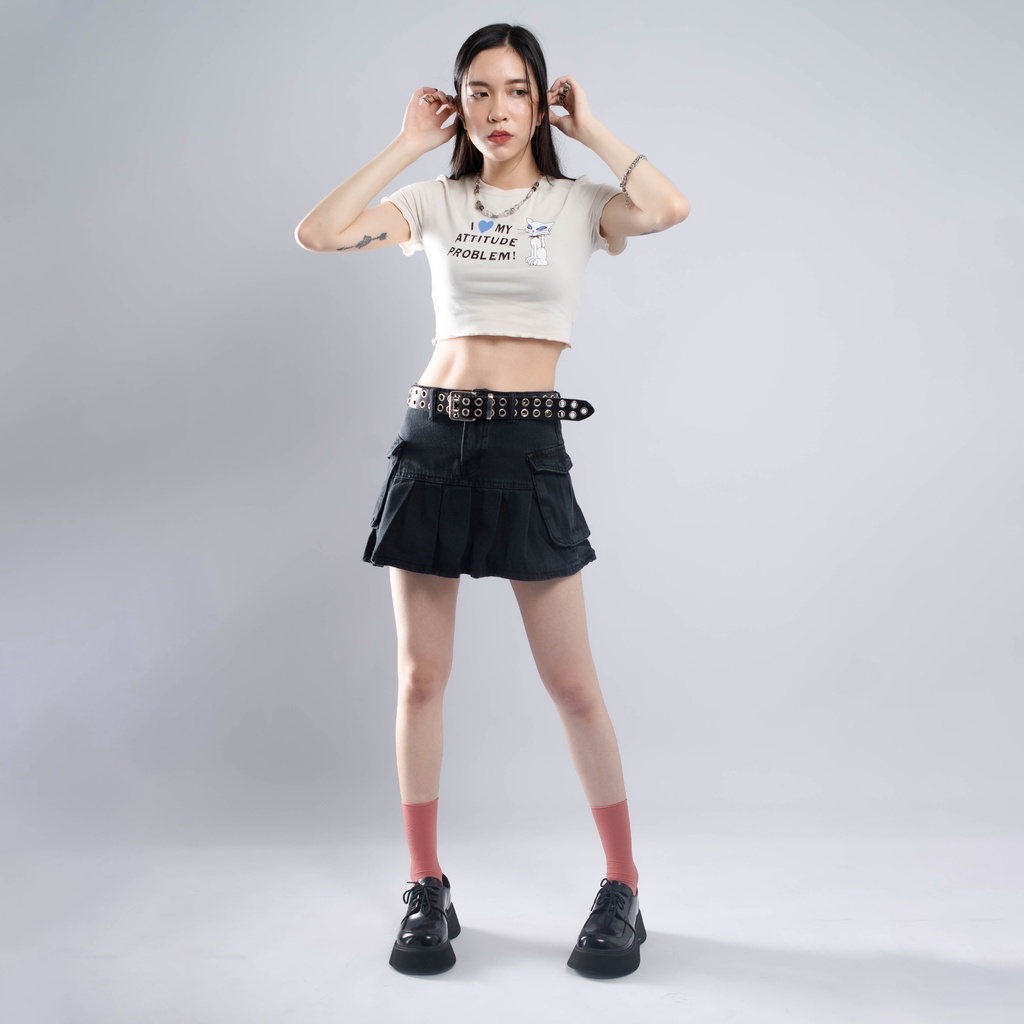 Áo Crop T6490