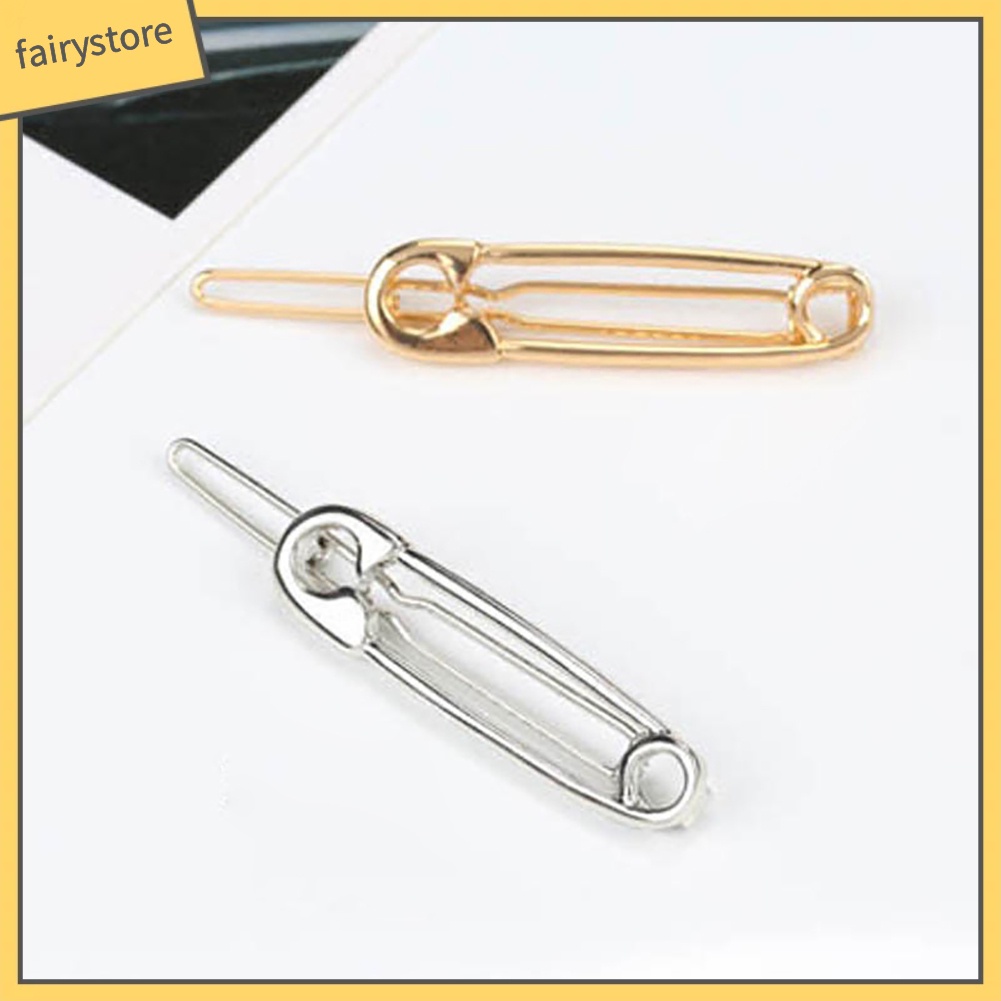 Kẹp Tóc Kim Loại Hình Kẹp Ghim Độc Đáo Cho Nữ