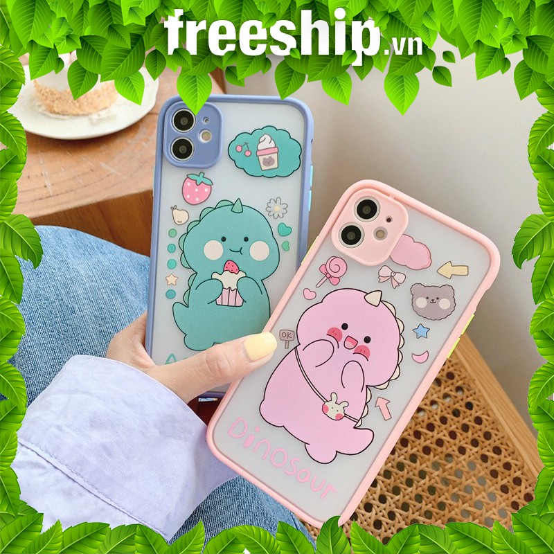 Ốp lưng iphone Cute Dino 5s/6/6plus/6s/6s plus/6/7/7plus/8/8plus/x/xs/xs max/11/11 pro/11 promax – Shin Case