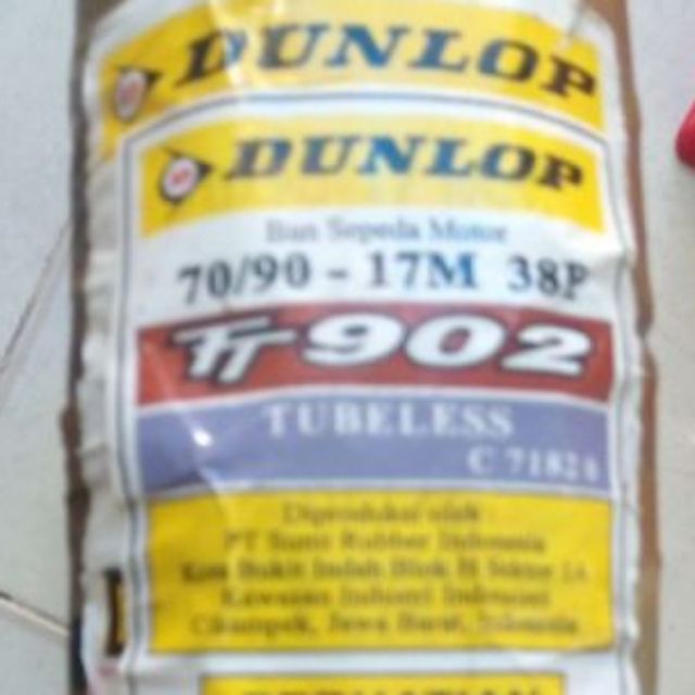 Vỏ Dunlop 70/90-17