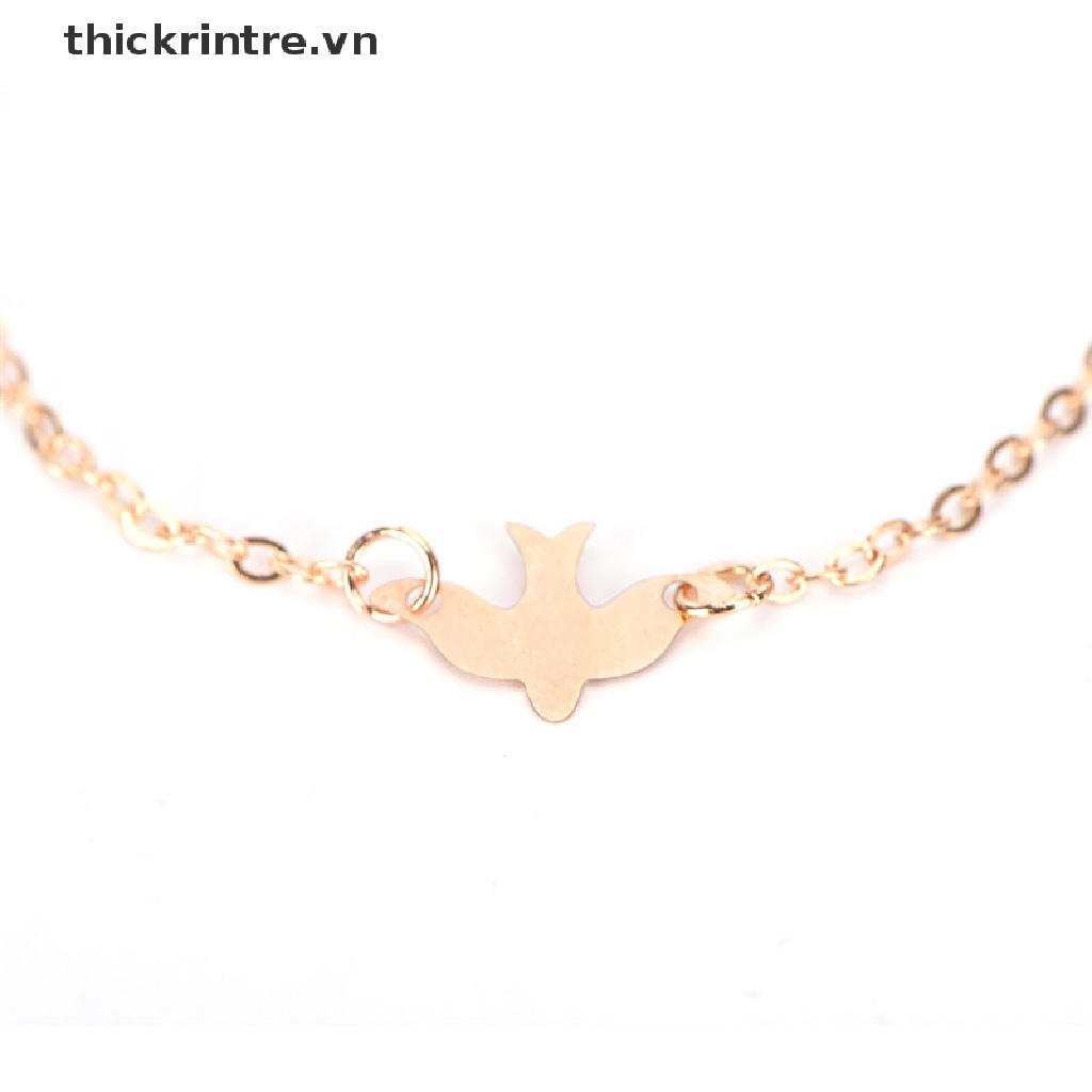 Vòng Tay Hình Chim Én Và Chim Nhỏ Nhắn Dễ Thương